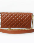 Never Mind Organiser Quilted Vintage Handmade Genuine Cowhide Leather Women Bag Western Handbag Purse