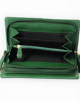 Never Mind Organiser Quilted Vintage Handmade Genuine Cowhide Leather Women Bag Western Handbag Purse