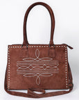 American Darling Tote Genuine Suede Leather Women Bag Western Handbag Purse
