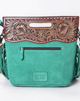 American Darling Crossbody Hand Tooled Genuine Suede Leather Women Bag Western Handbag Purse