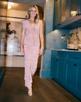 MASON by MASON'S DAUGHTER | Esme Skirt, Rose Oyster Printed Silk Crepe de Chine