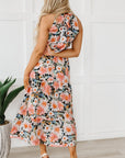 Clementine Floral Print Ruffled Maxi Dress