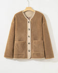 Lilisha Corduroy Edge Patchwork Jacket