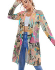Baha Ranch Retro Pop Western Collage Lightweight Cardigan