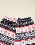 Christmas Geometric Pullover and Pants Lounge Set