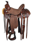 Hilason Western Horse Saddle Leather Ranch Roping Cowboy Hilason