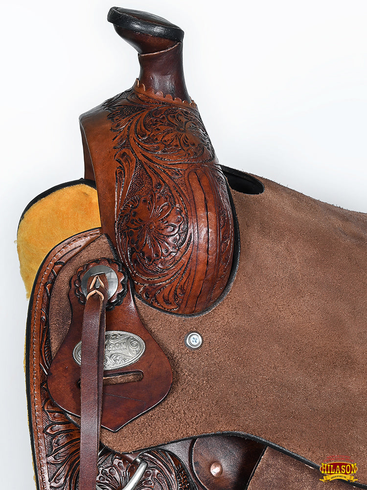 Hilason Western Horse Saddle Leather Ranch Roping Cowboy Hilason