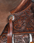 Hilason Western Horse Saddle Leather Ranch Roping Cowboy Hilason