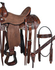 Hilason Western Horse Saddle Leather Ranch Roping Cowboy Hilason