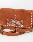 American Darling Western Small Cross Body Genuine Leather Handbag Purse Wallet Bag For Women Girls