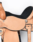 HILASON Western American Leather Horse Saddle Ranch Roping Cowboy With Tack Set