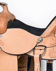 HILASON Western American Leather Horse Saddle Ranch Roping Cowboy With Tack Set