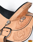 HILASON Western American Leather Horse Saddle Ranch Roping Cowboy With Tack Set