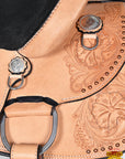 HILASON Western American Leather Horse Saddle Ranch Roping Cowboy With Tack Set