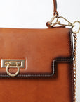 American Darling Briefcase Bag Beautifully Full Grain Genuine Leather women bag