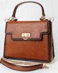 American Darling Briefcase Bag Beautifully Full Grain Genuine Leather women bag