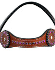 HILASON Western Horse Headstall Genuine American Leather brown