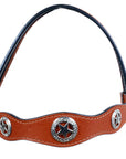 HILASON Western Horse Headstall Genuine American Leather tan