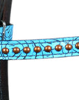HILASON Western Horse Headstall Genuine American Leather brown