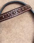 HILASON Western Horse Headstall Genuine American Leather brown