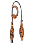 Hilason Western Horse One Ear Headstall Bridle American Leather Tan