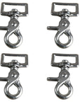 HILASON Trigger Scissor Snap Square Eye Clip Finger Clasp Release Clamp