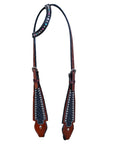 HILASON Western Horse Headstall Tack Genuine American Leather Brown