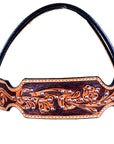 HILASON Western Horse Headstall Tack Genuine American Leather Tan