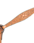 HILASON Western Genuine Leather Horse Breast Collar Tack Tan Floral
