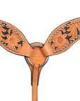 HILASON Western Genuine Leather Horse Breast Collar Tack Tan Floral