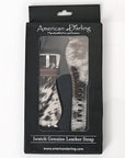 American Darling Beautifully Hair-On Genuine American Leather I watch Strap Men and Women Unisex