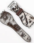 American Darling Beautifully Hair-On Genuine American Leather I watch Strap Men and Women Unisex