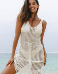 Allie Crochet Fishnet Beach Cover Up