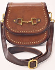 American Darling Crossbody Full Grain Genuine Leather Women Bag Western Handbag