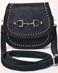 American Darling Crossbody Hair On Genuine Leather Women Bag W.