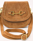American Darling Crossbody Genuine Suede Leather Women Bag W. Handbag
