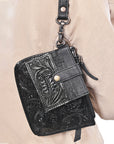 American Darling Women's Coin Purse Western Genuine Leather Handbag