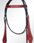 Comfytack Western Horse Bridle Headstall Mahogany