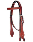 Comfytack Western Horse Bridle Headstall Mahogany
