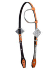 Hilason Western Horse One Ear Headstall Bridle American Leather Tan