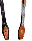 Hilason Western Horse One Ear Headstall Bridle American Leather Tan