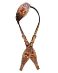 Hilason Western Horse One Ear Headstall Bridle American Leather Tan