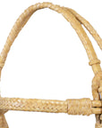 HILASON Western Horse Rawhide Leather Headstall Tack Tan