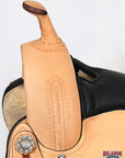 Tan HILASON Western Horse Saddle American Leather Flex Tree Trail & Pleasure