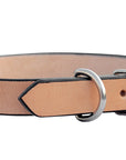 Hilason Heavy Duty Handmade Genuine Leather Dog Collar Tan