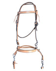 HILASON Western Horse Headstall Tack Genuine American Leather Tan