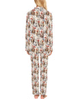 Western Santa Christmas Women's Pajama Set