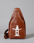Magnolia Rodeo Genuine Leather Sling Bag | Houston Livestock Show and Rodeo