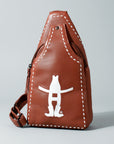 Magnolia Rodeo Genuine Leather Sling Bag | Houston Livestock Show and Rodeo