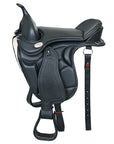Horse English Treeless Saddle Hilason Endurance Trail Pleasure Leather